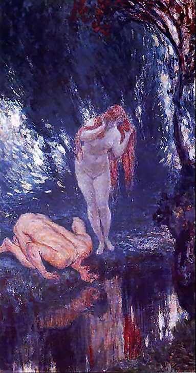 near the source